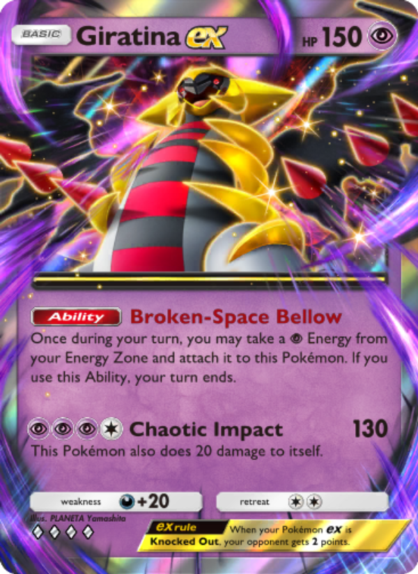 Giratina ex - Pokémon TCG Card