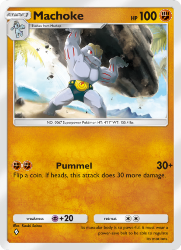 Machoke - Pokémon TCG Card
