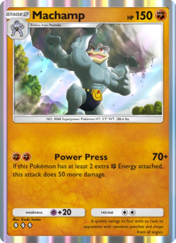 Machamp - Pokémon TCG Card