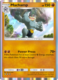 Machamp - pokemon TCG Card