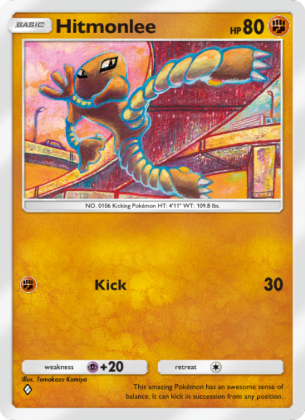 Hitmonlee - Pokémon TCG Card