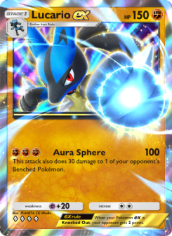 Lucario ex - pokemon TCG Card