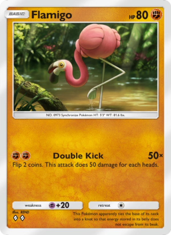 Flamigo - Pokémon TCG Card
