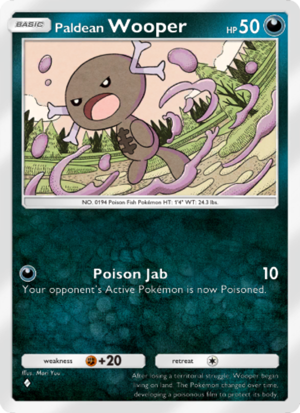 Paldean Wooper - Pokémon TCG Card
