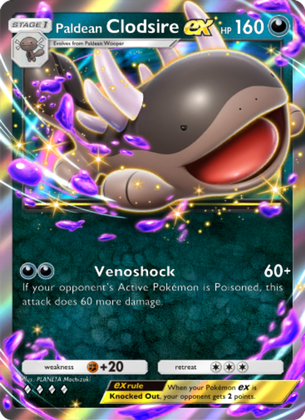 Paldean Clodsire ex - Pokémon TCG Card