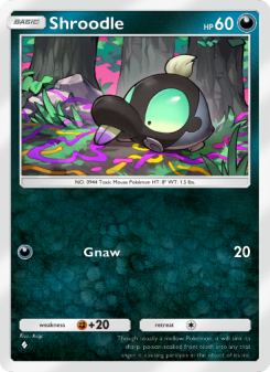 Shroodle - pokemon TCG Card