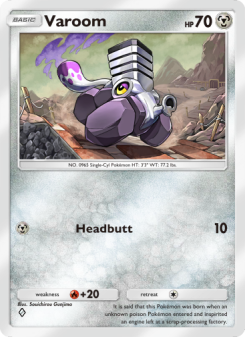 Varoom - pokemon TCG Card