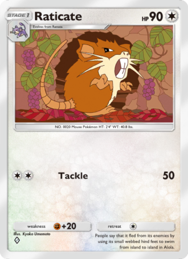 Raticate - Pokémon TCG Card