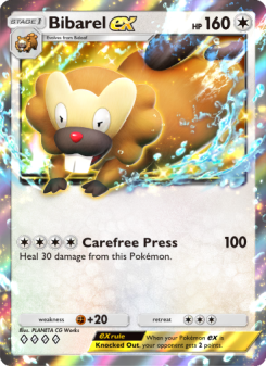 Bibarel ex - pokemon TCG Card