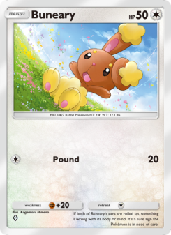 Buneary - pokemon TCG Card