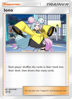 Iono - pokemon TCG Card