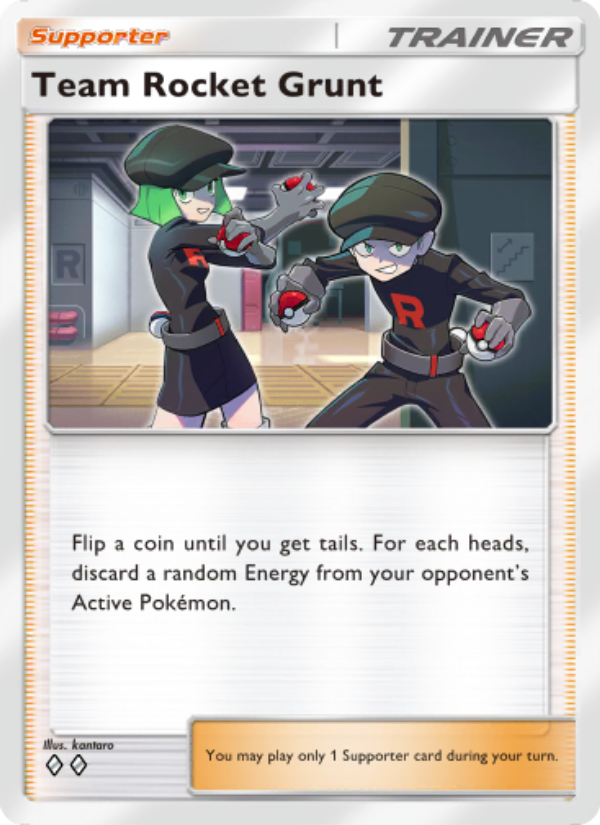 Team Rocket Grunt - Pokémon TCG Card