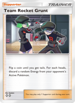 Team Rocket Grunt - pokemon TCG Card