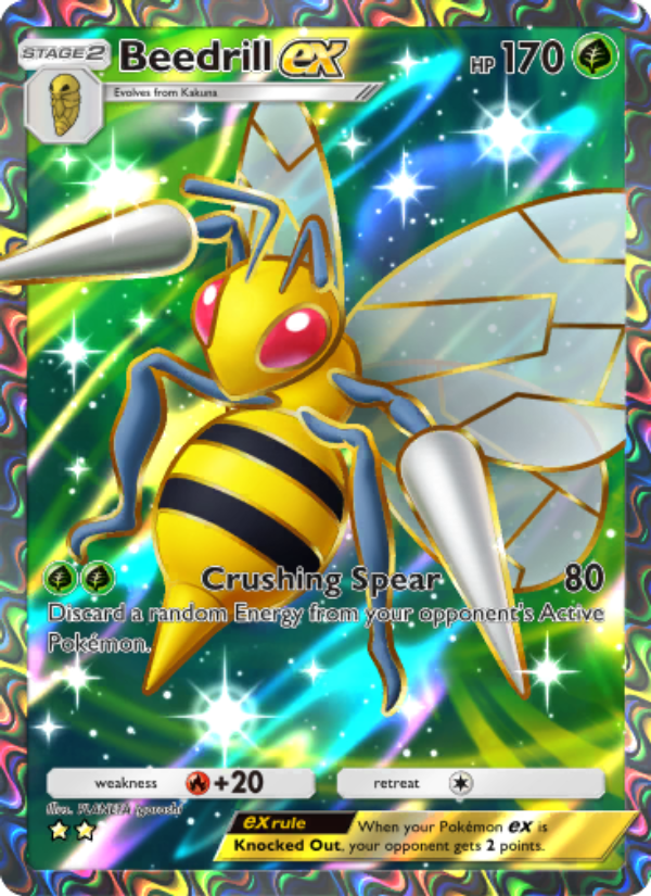 Beedrill ex - Pokémon TCG Card