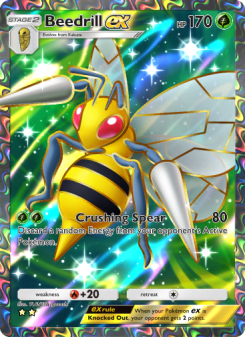 Beedrill ex - pokemon TCG Card
