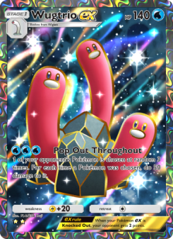 Wugtrio ex - pokemon TCG Card