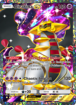 Giratina ex - pokemon TCG Card