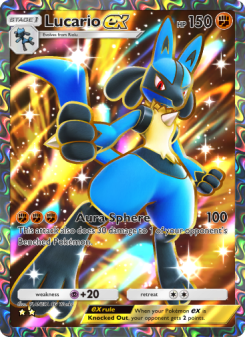 Lucario ex - pokemon TCG Card