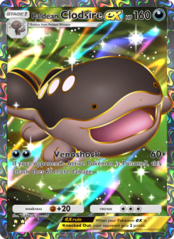 Paldean Clodsire ex - pokemon TCG Card