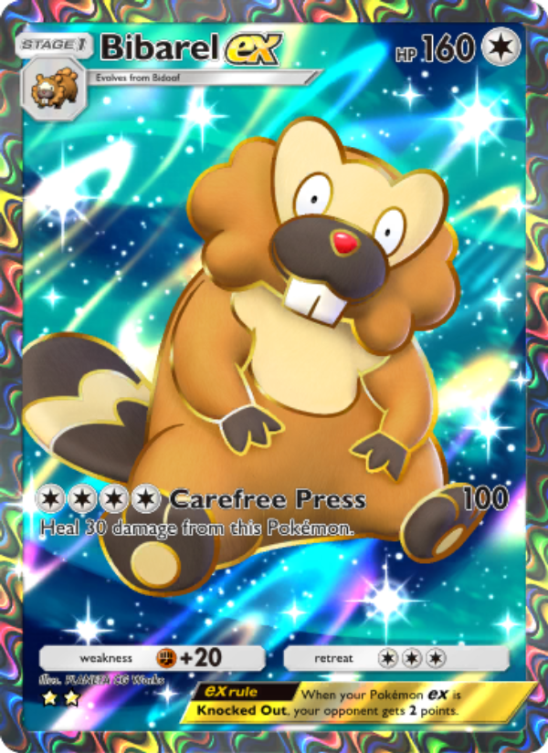 Bibarel ex - Pokémon TCG Card