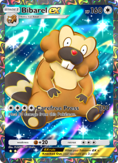 Bibarel ex - pokemon TCG Card