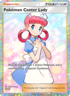 Pokémon Center Lady - pokemon TCG Card