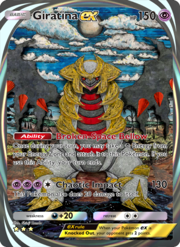 Giratina ex - Pokémon TCG Card