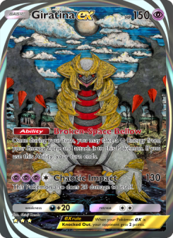 Giratina ex - pokemon TCG Card