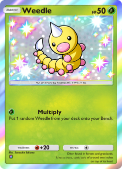 Weedle - pokemon TCG Card