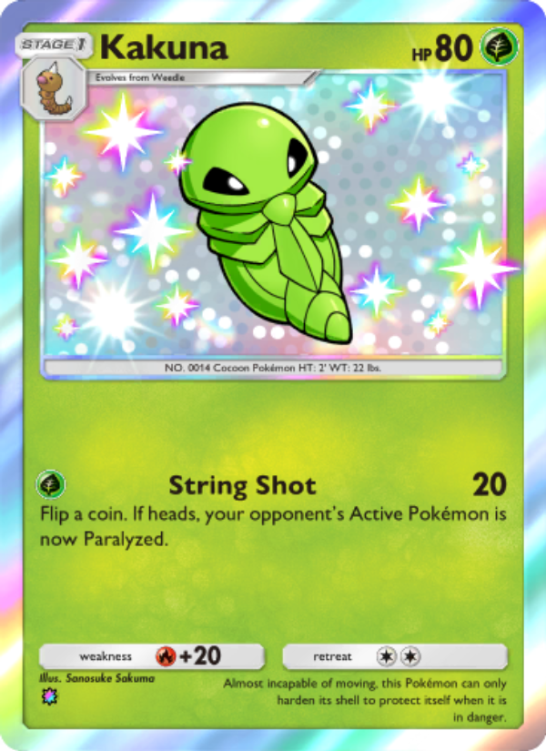 Kakuna - Pokémon TCG Card