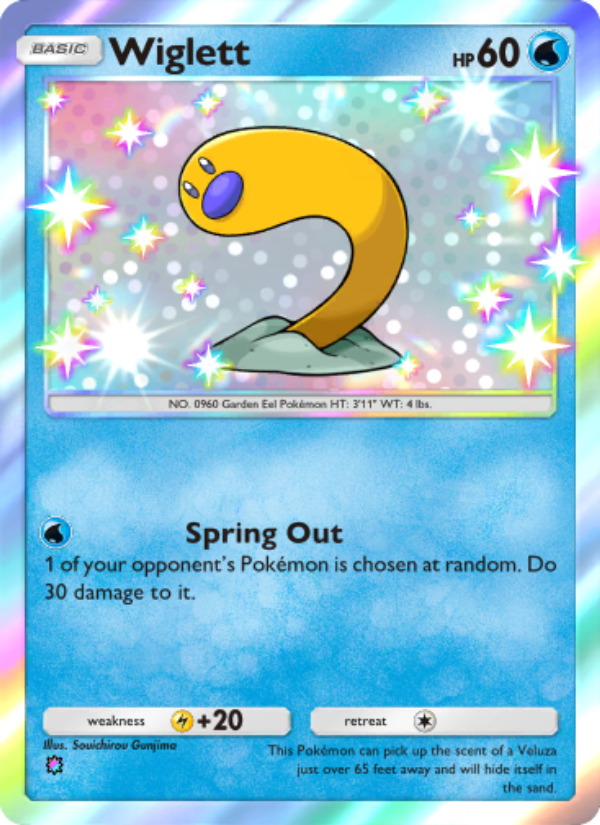 Wiglett - Pokémon TCG Card