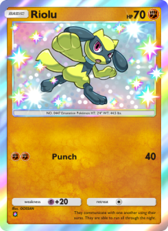 Riolu - pokemon TCG Card