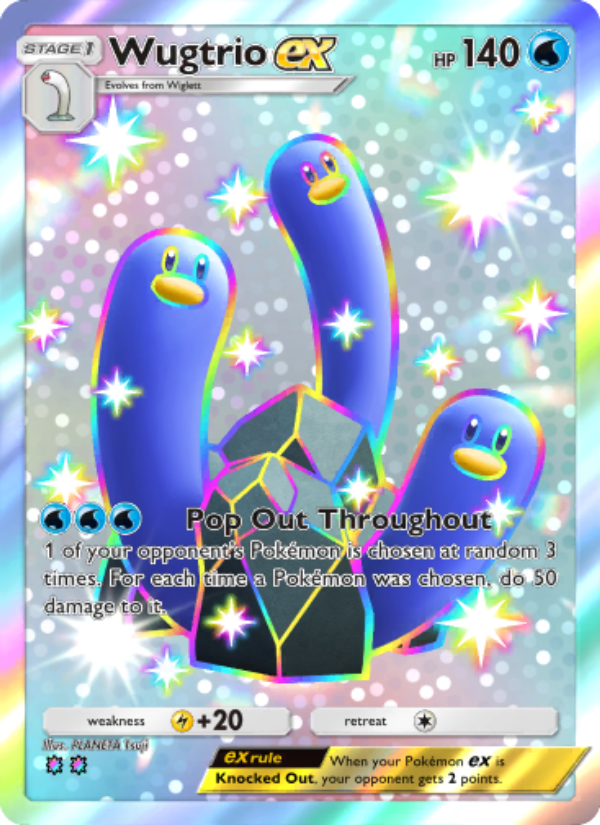 Wugtrio ex - Pokémon TCG Card
