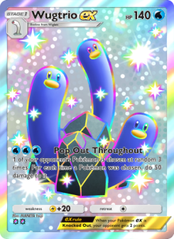 Wugtrio ex - pokemon TCG Card