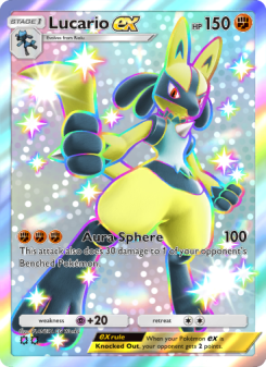 Lucario ex - pokemon TCG Card