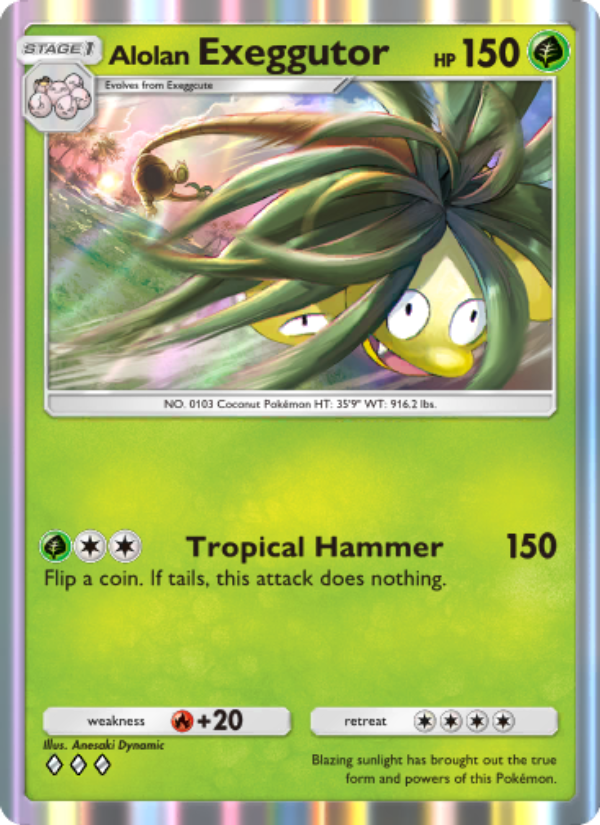 Alolan Exeggutor - Pokémon TCG Card