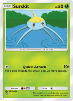Surskit - pokemon TCG Card