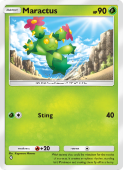 Maractus - pokemon TCG Card