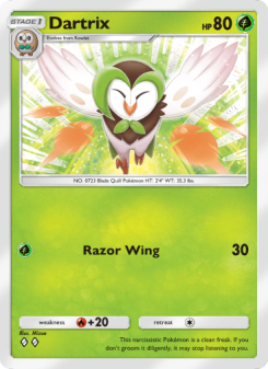 Dartrix - pokemon TCG Card