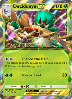 Decidueye ex - pokemon TCG Card