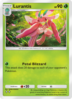 Lurantis - pokemon TCG Card