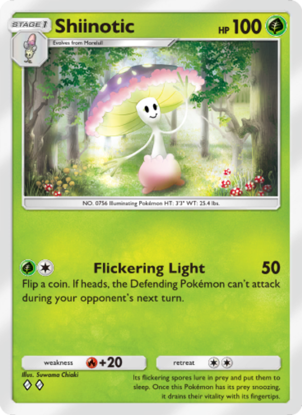 Shiinotic - Pokémon TCG Card