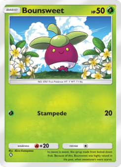 Bounsweet - pokemon TCG Card