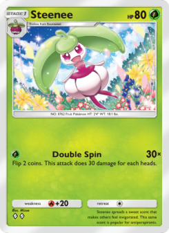 Steenee - pokemon TCG Card