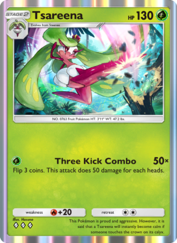 Tsareena - Pokémon TCG Card