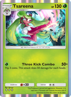 Tsareena - pokemon TCG Card