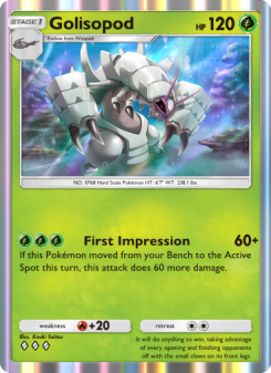 Golisopod - pokemon TCG Card