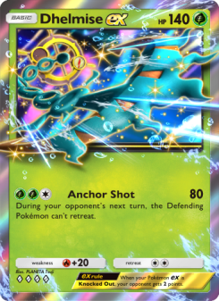 Dhelmise ex - pokemon TCG Card