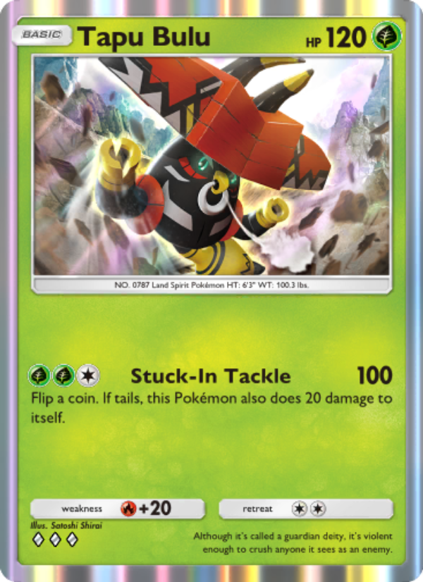 Tapu Bulu - Pokémon TCG Card