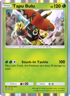 Tapu Bulu - pokemon TCG Card